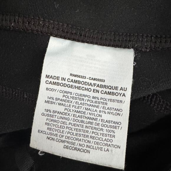 Nike Dri-Fit Tech Running Black Leggings High Rise Pull On Stretch Ankle Sz M - Picture 7 of 8